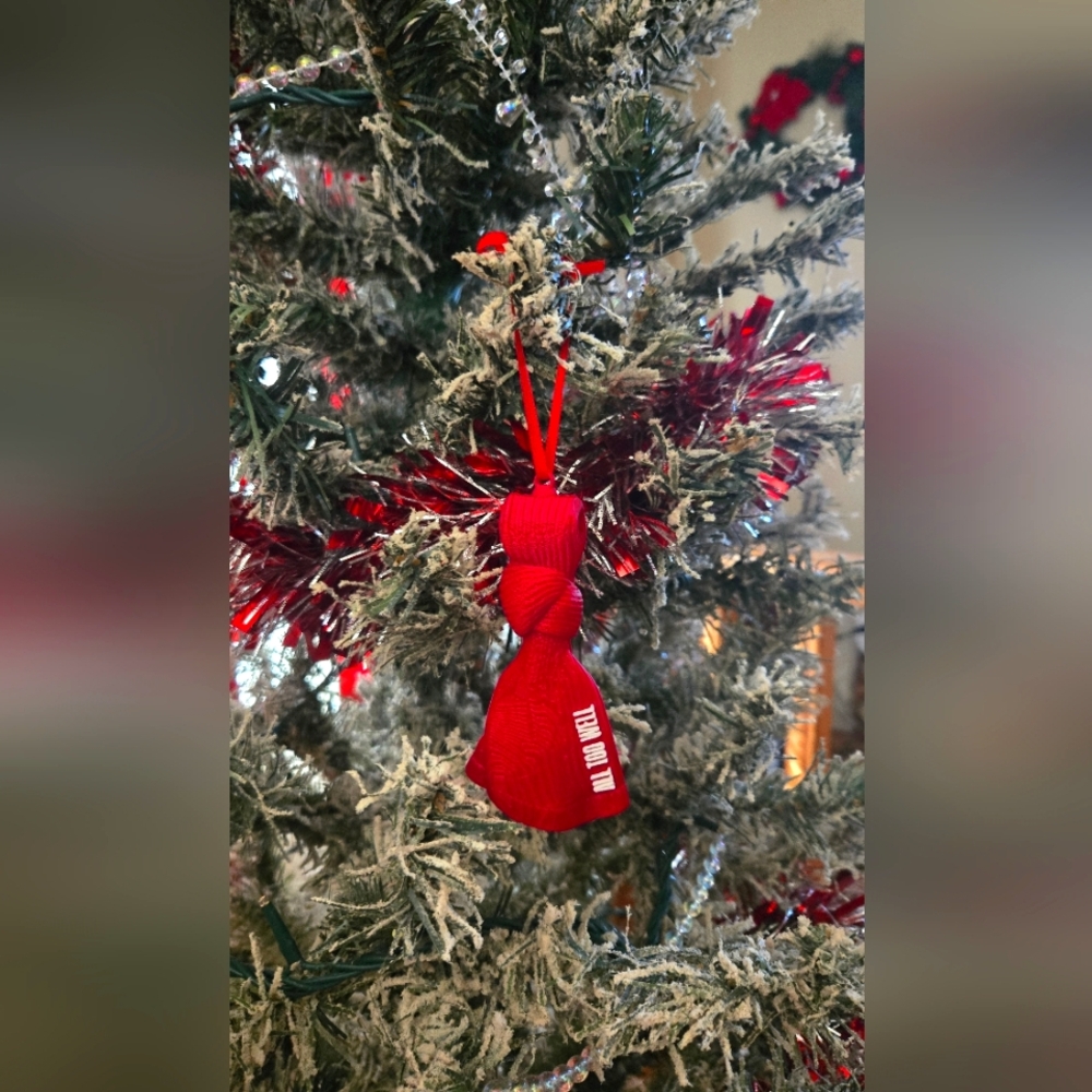 Red Scarf Ornament